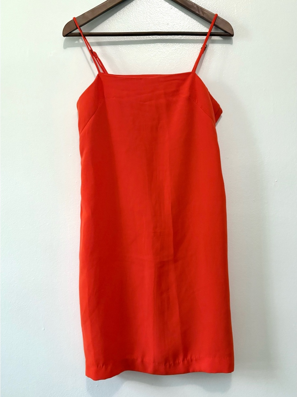 H&M Orange Spaghetti Strap Slip Dress